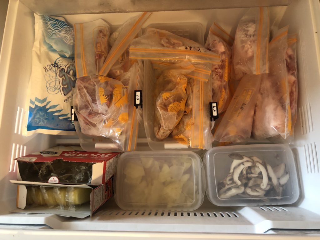 冷凍庫の収納は立てる！
